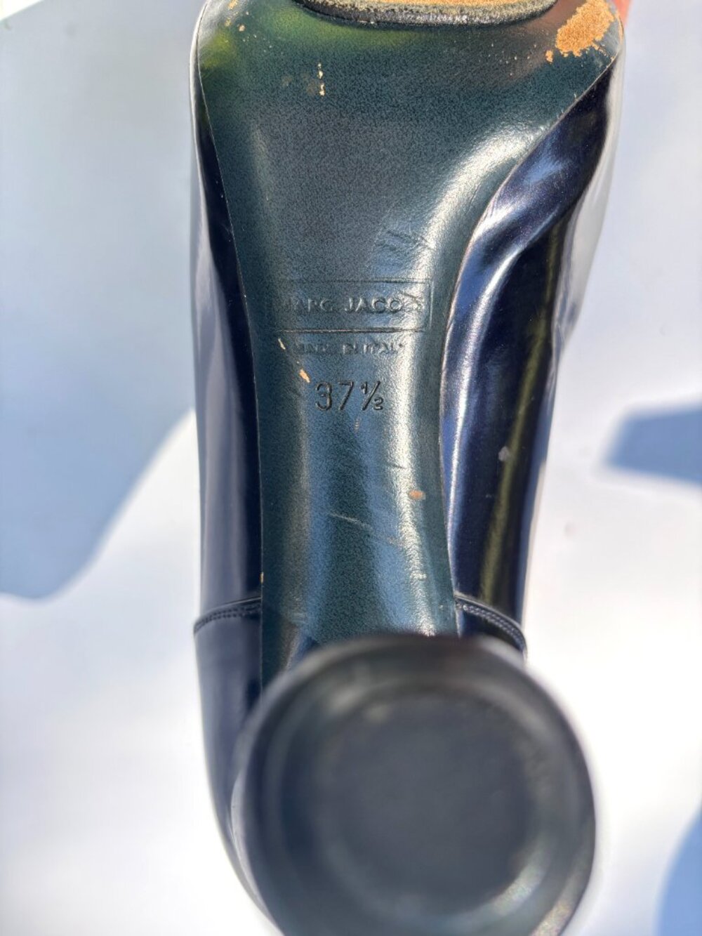 Marc Jacobs Navy Women's Shoes Size 7.5 Round Heel 4 Inches. EXCELLENT CONDITION - Picture 5 of 13